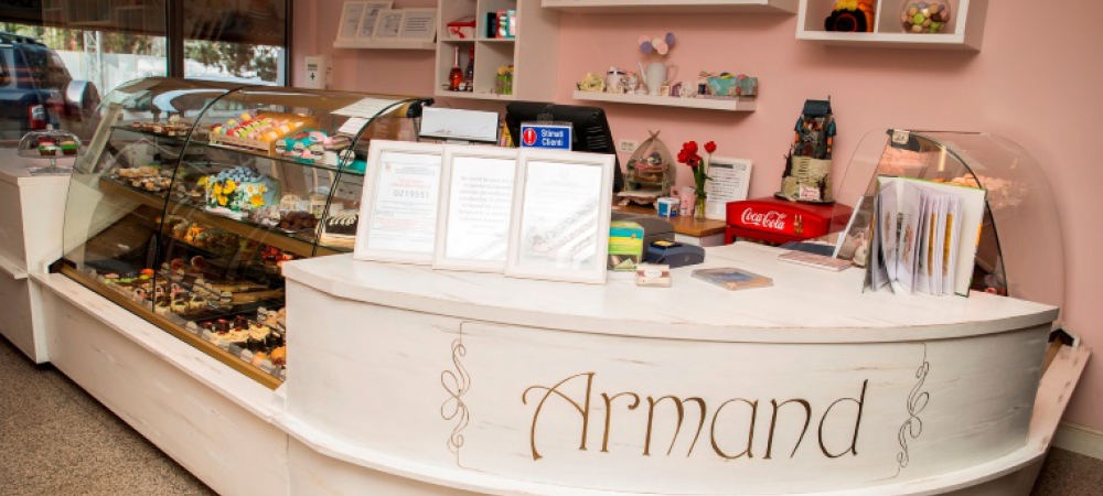 Proprietarii cofetariei Armand cauta sa extinda brandul in Bucuresti si alte orase: cat costa o franciza